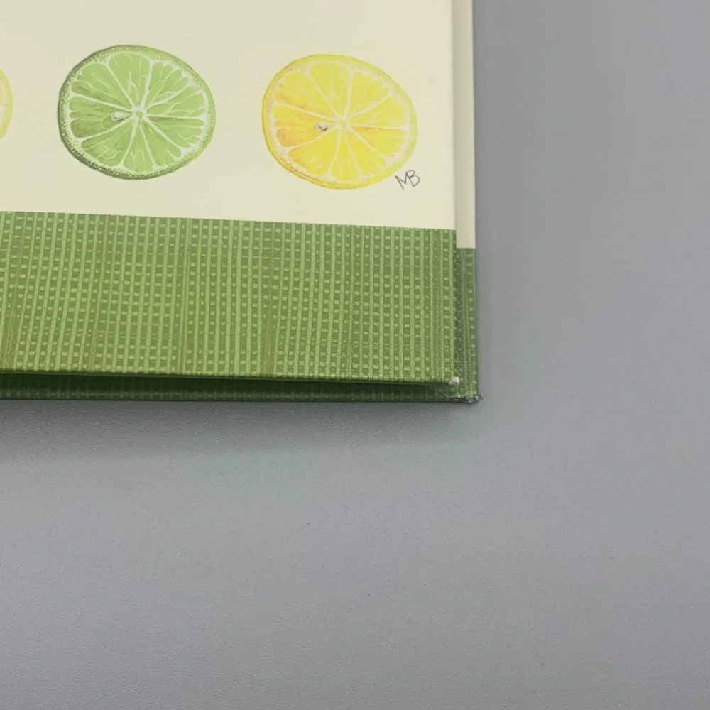 Hallmark Lemon Lime Menu & Recipe Organizer Takeout Menu Recipe Spiral Organizer